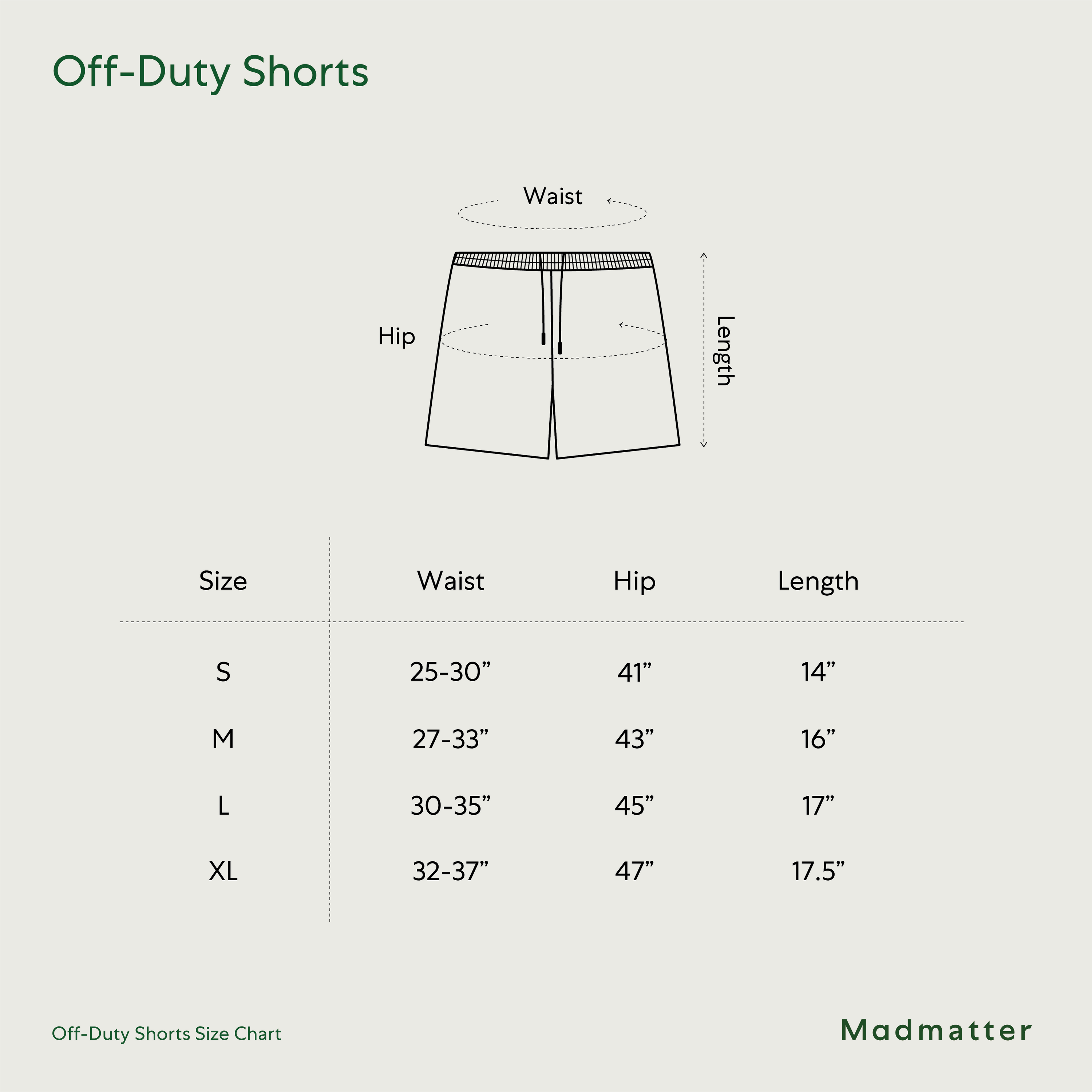 Off Duty Shorts