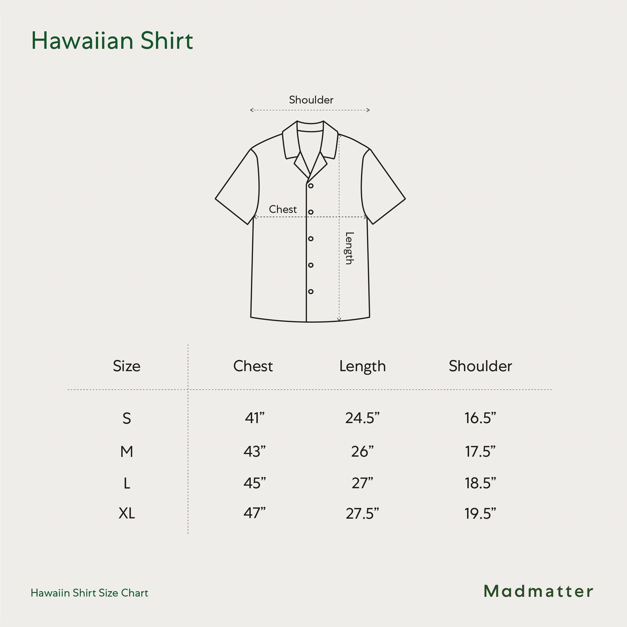 Hawaiian Shirt (Pre - Order 14 days)