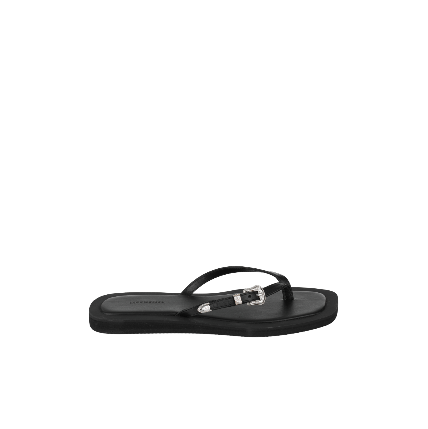 Rae Sandals Black Western Belt