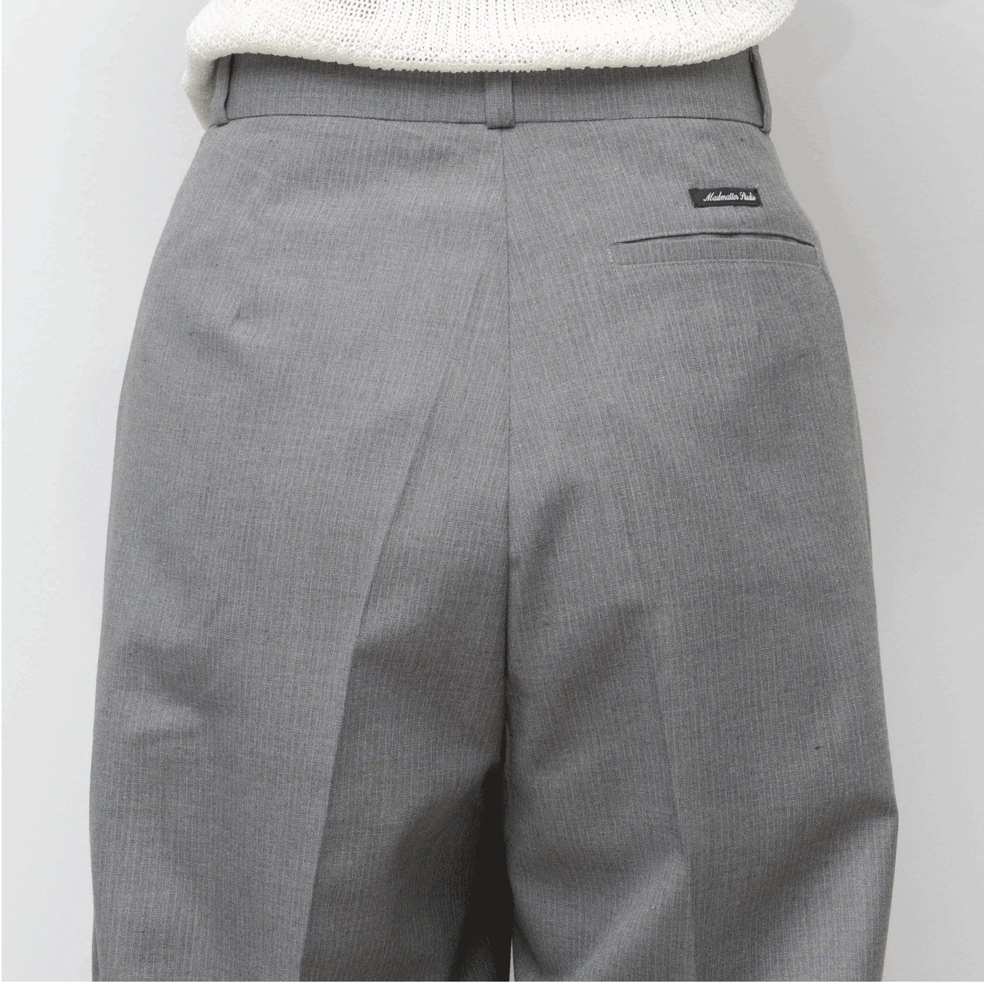 Basic Double Pleated Pants