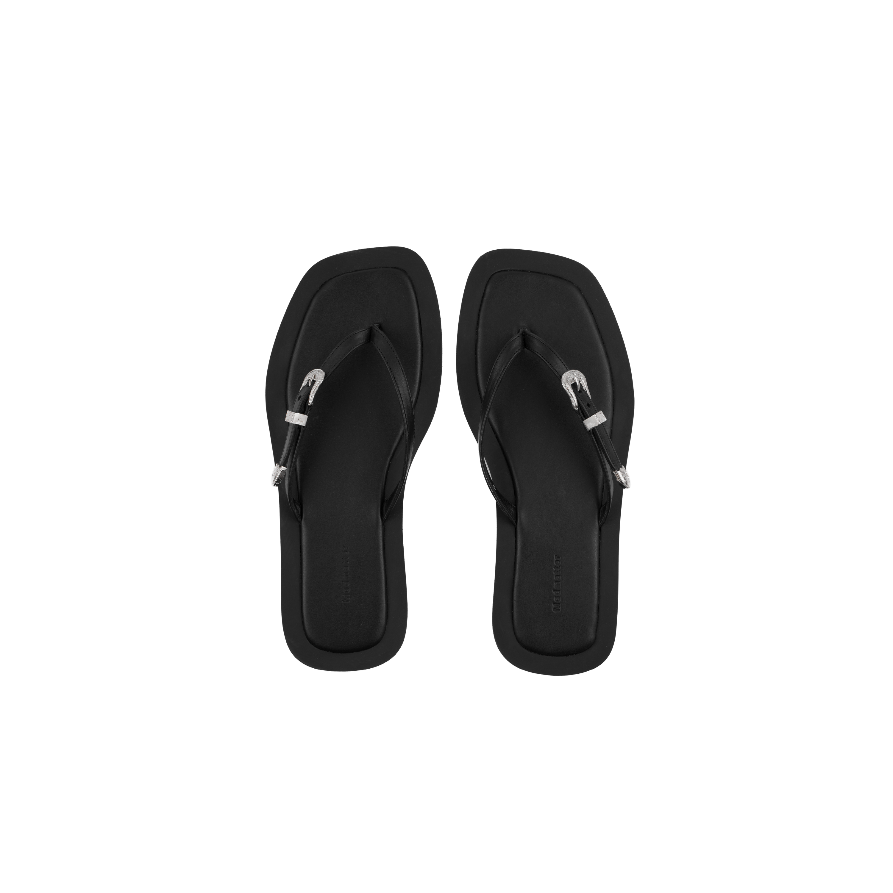 Rae Sandals Black Western Belt