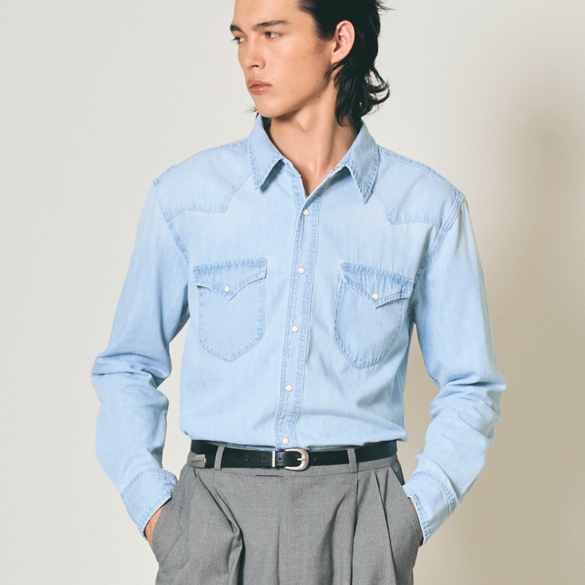 Denim Western Shirt