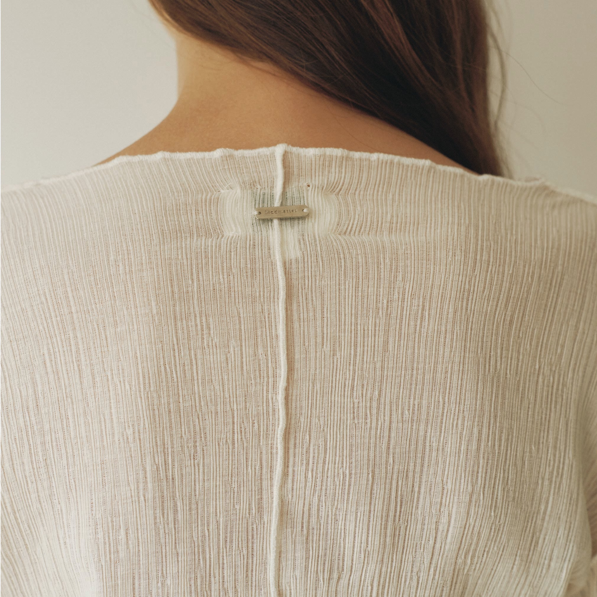 Pleated L/S Tee