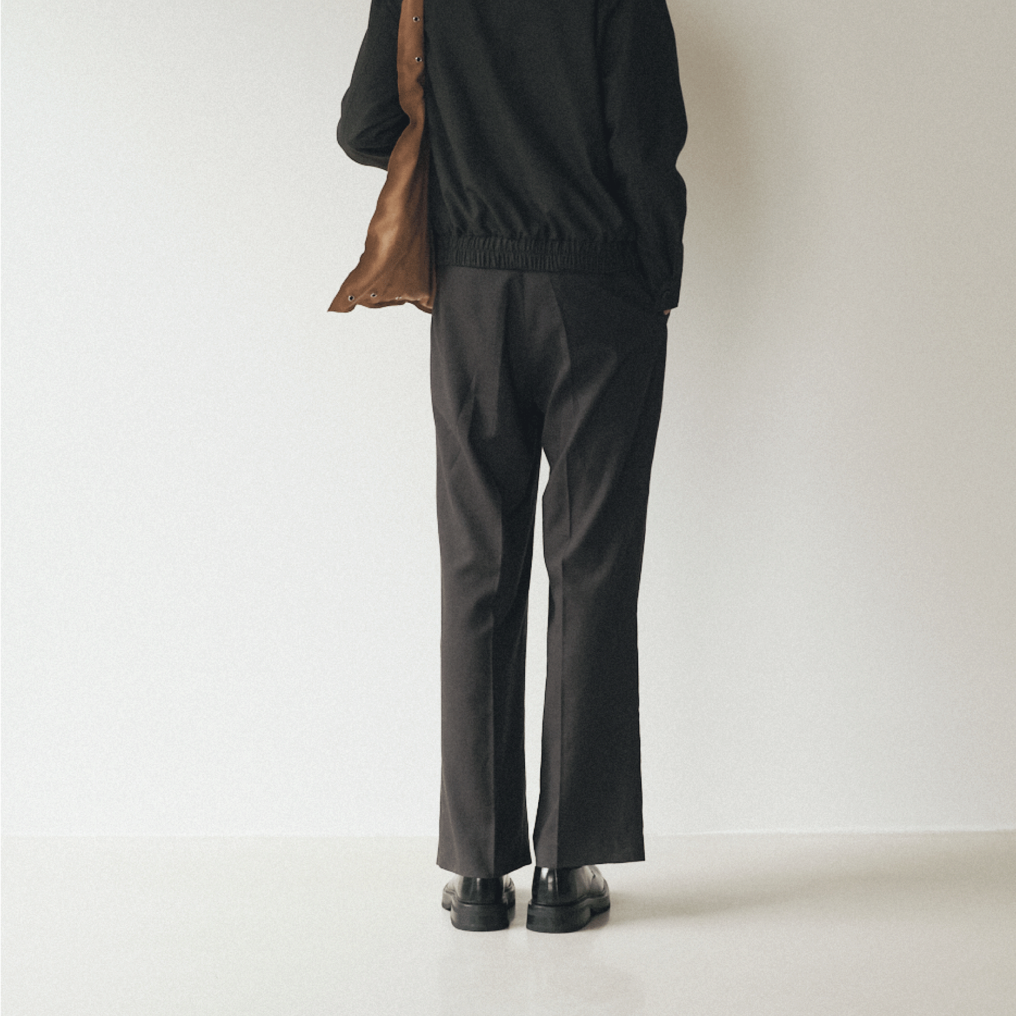 Basic Double Pleated Pants