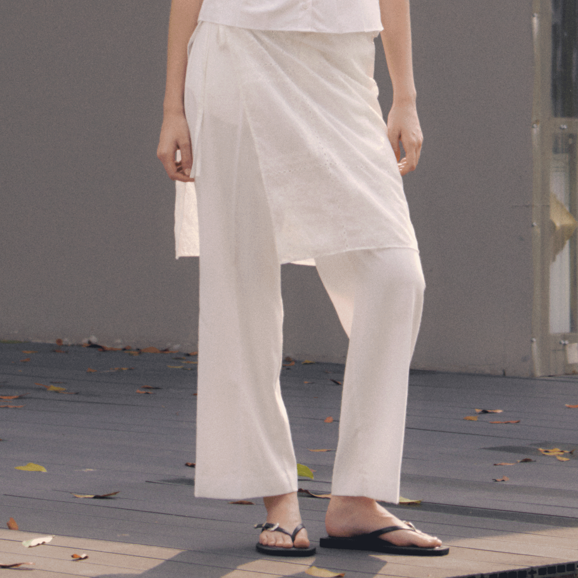 Basic Double Pleated Pants
