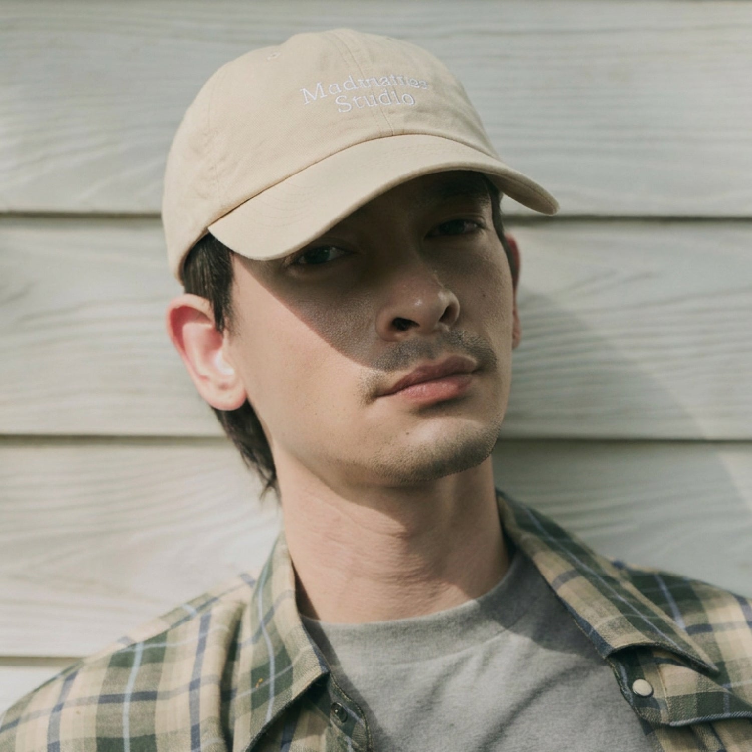 Serif Logo Cap Nylon
