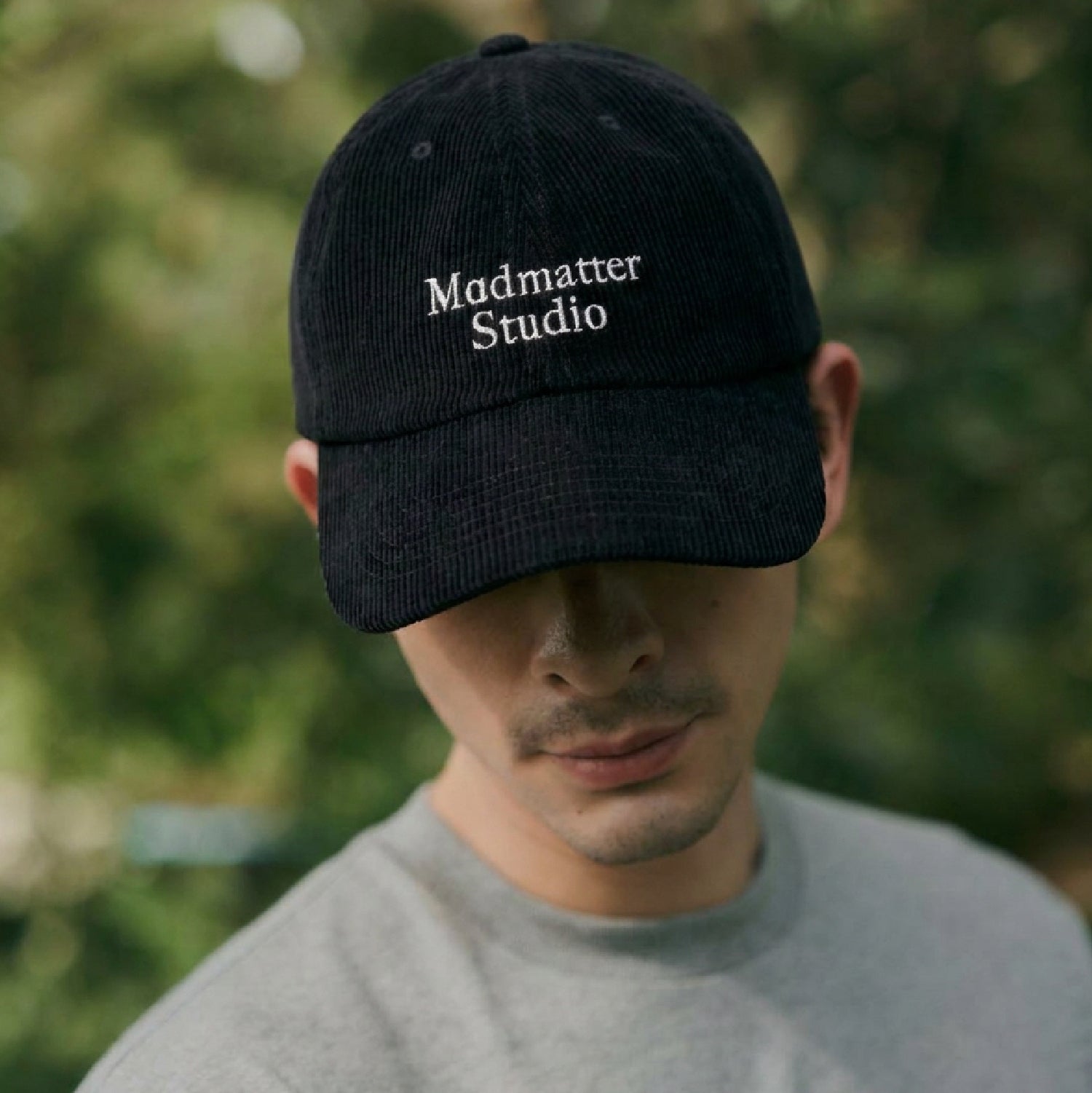 Serif Logo Cap Corduroy