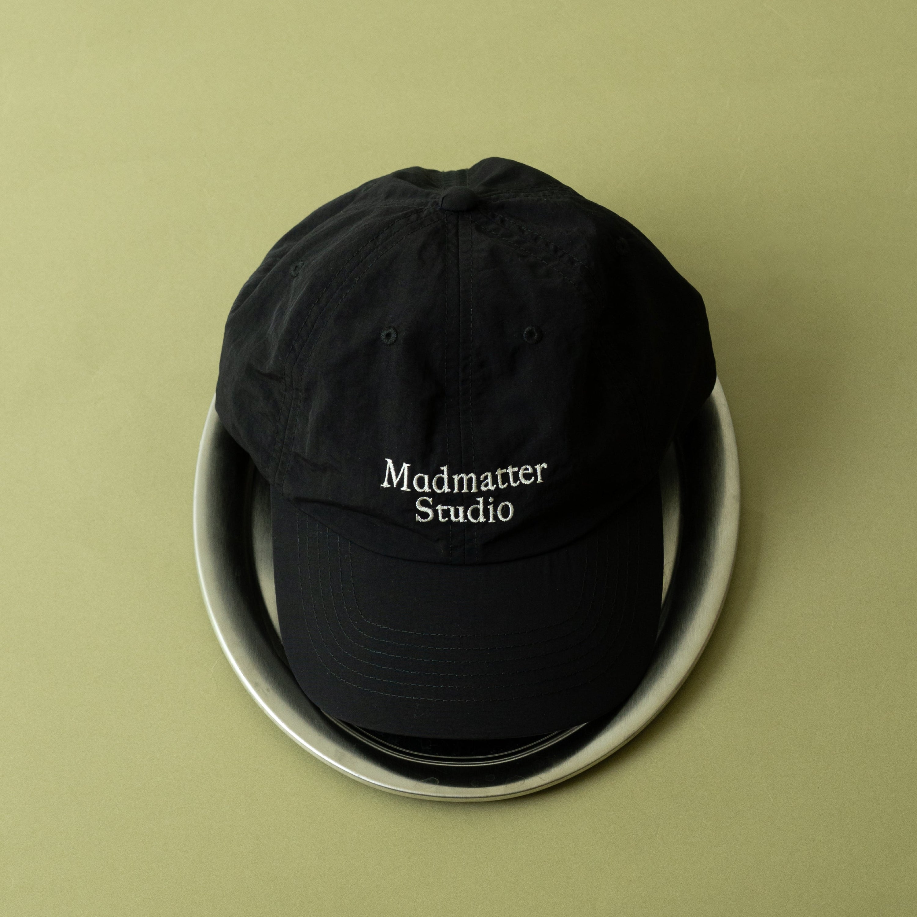 Serif Logo Cap Nylon