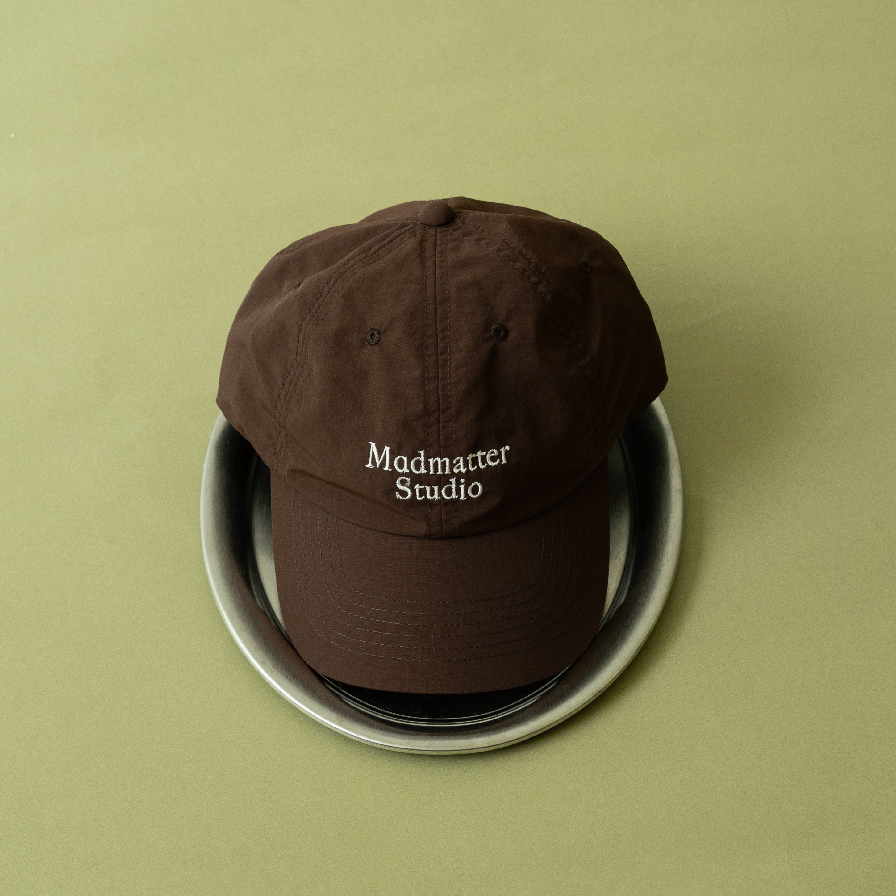 Serif Logo Cap Nylon