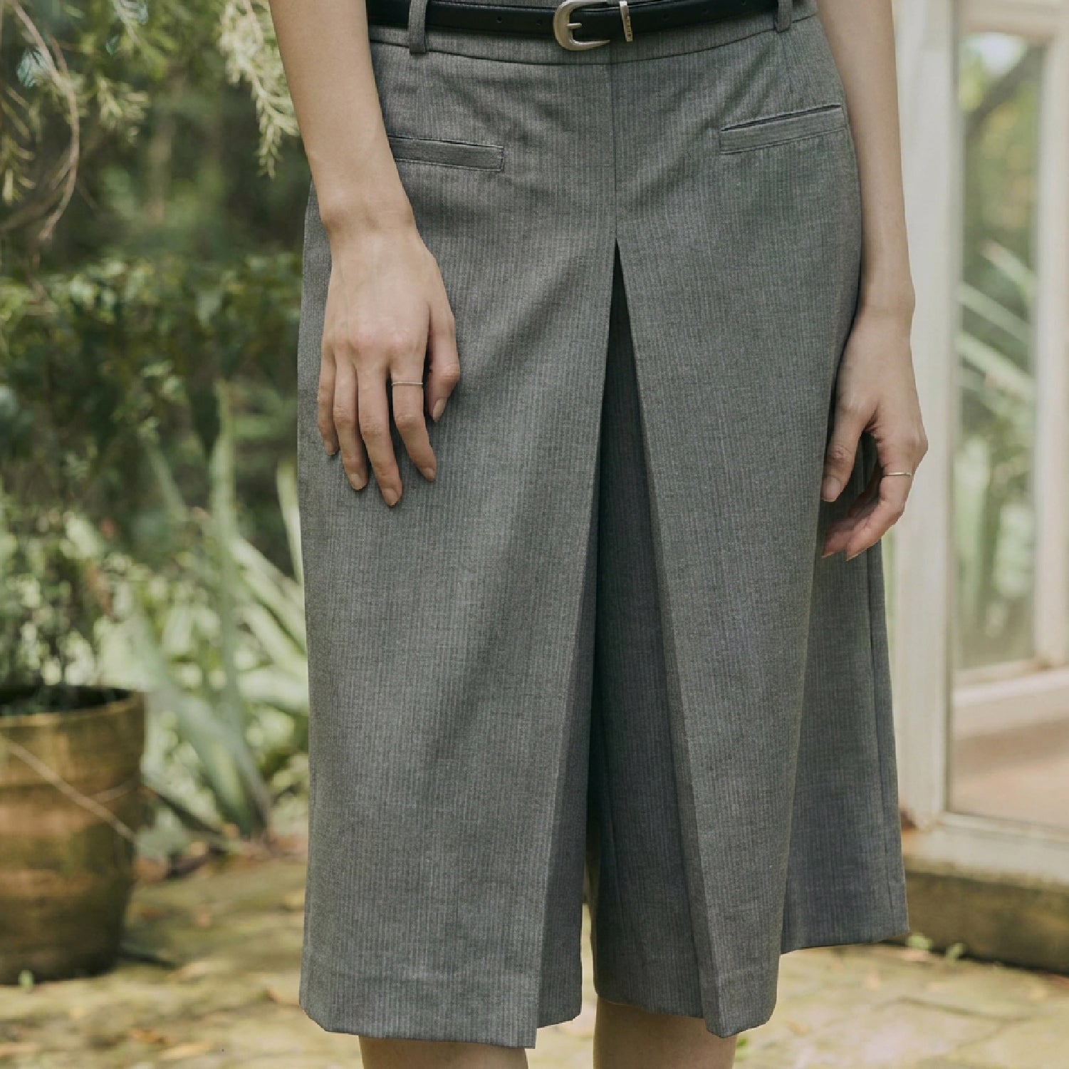Inverted Pleat Skirt