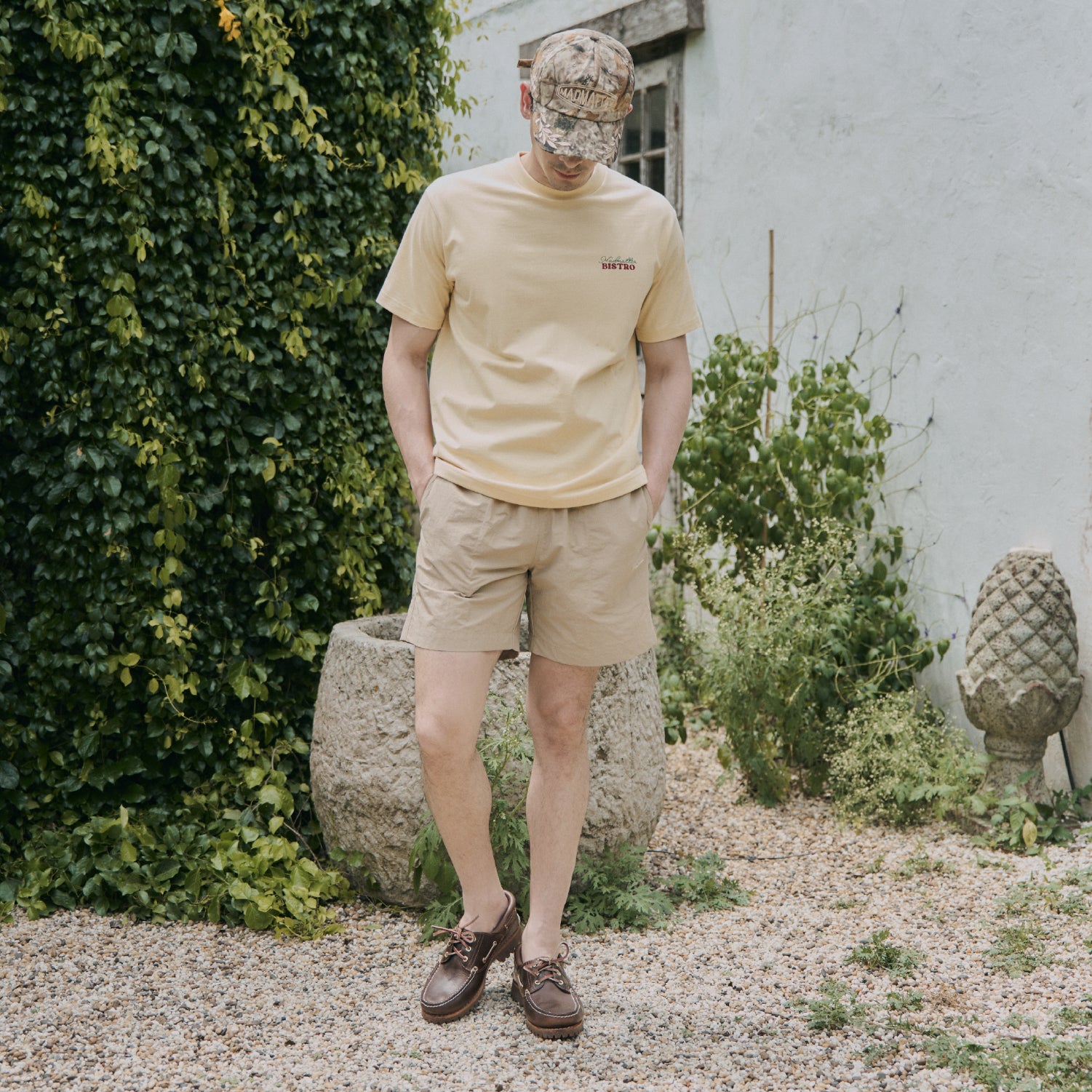 Cursive Logo Nylon Shorts
