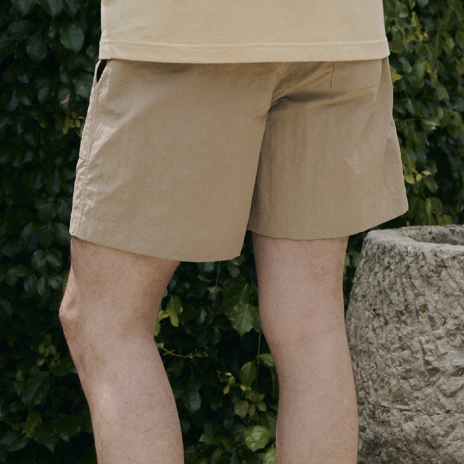 Cursive Logo Nylon Shorts