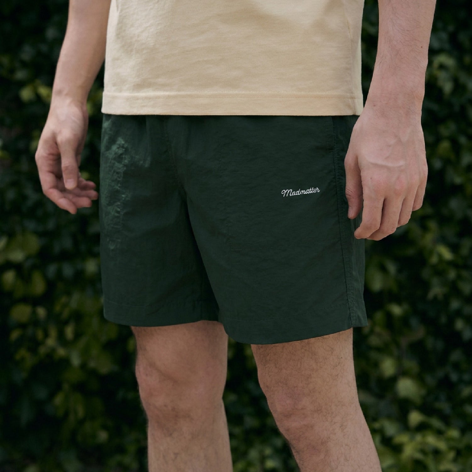 Cursive Nylon Shorts