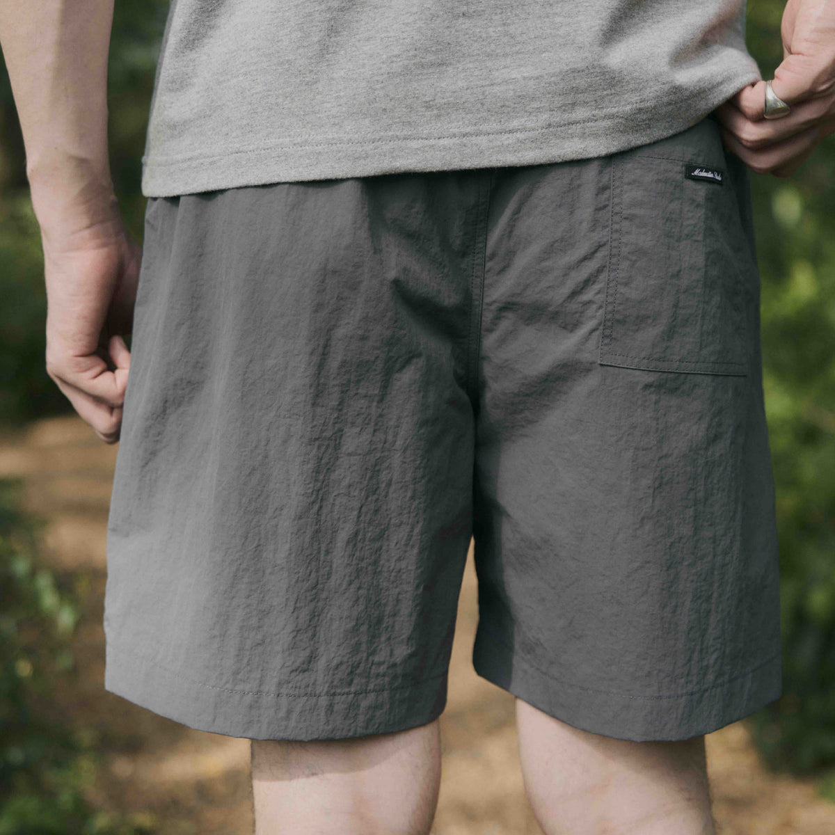 Rivet Nylon Shorts