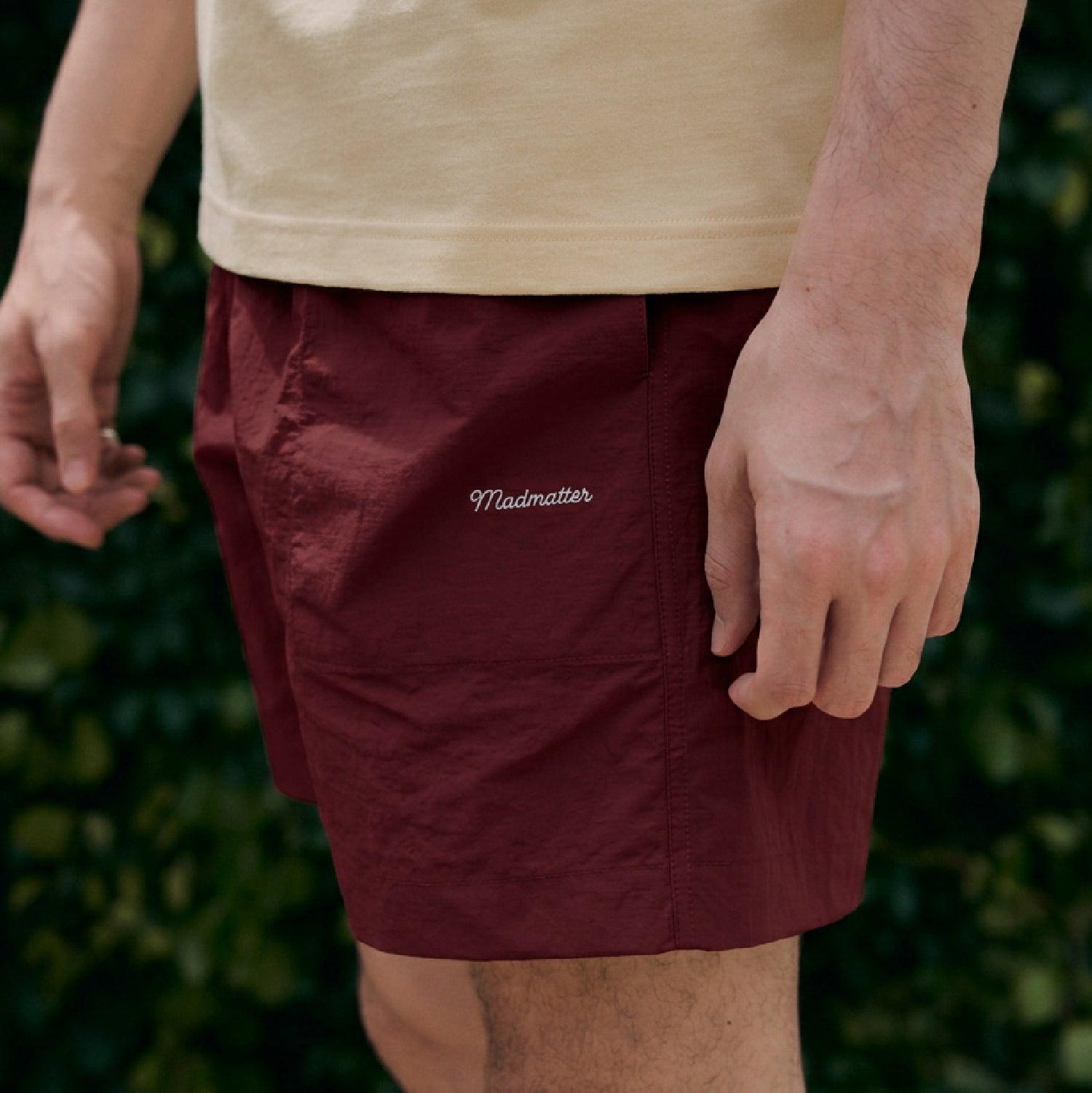 Cursive Nylon Shorts