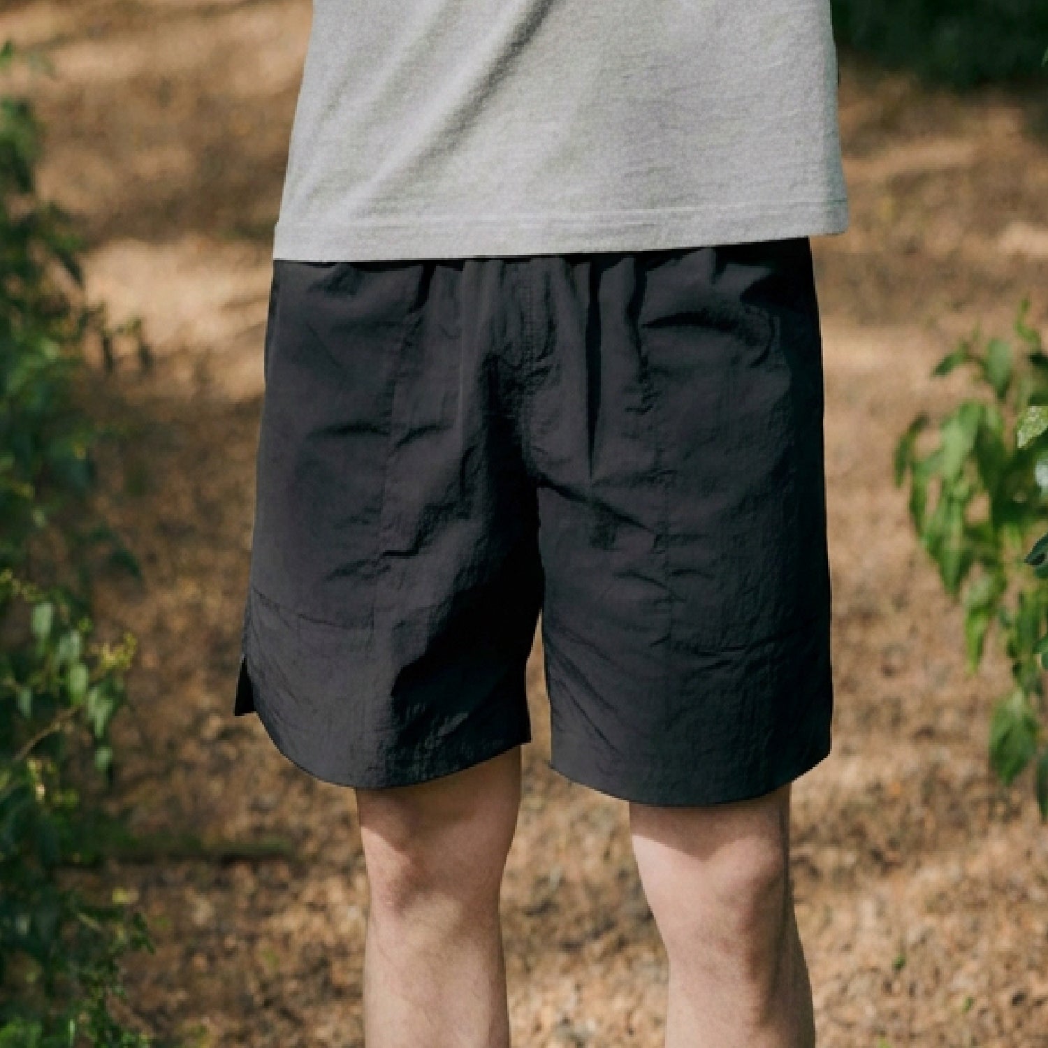 Rivet Nylon Shorts