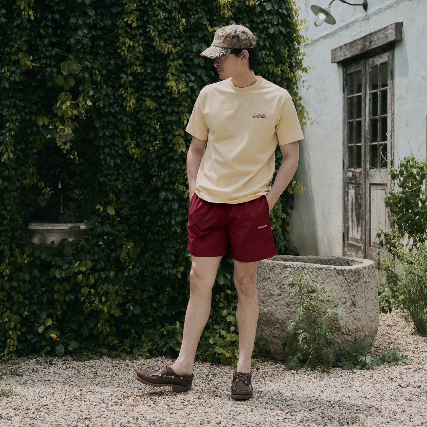 Cursive Nylon Shorts