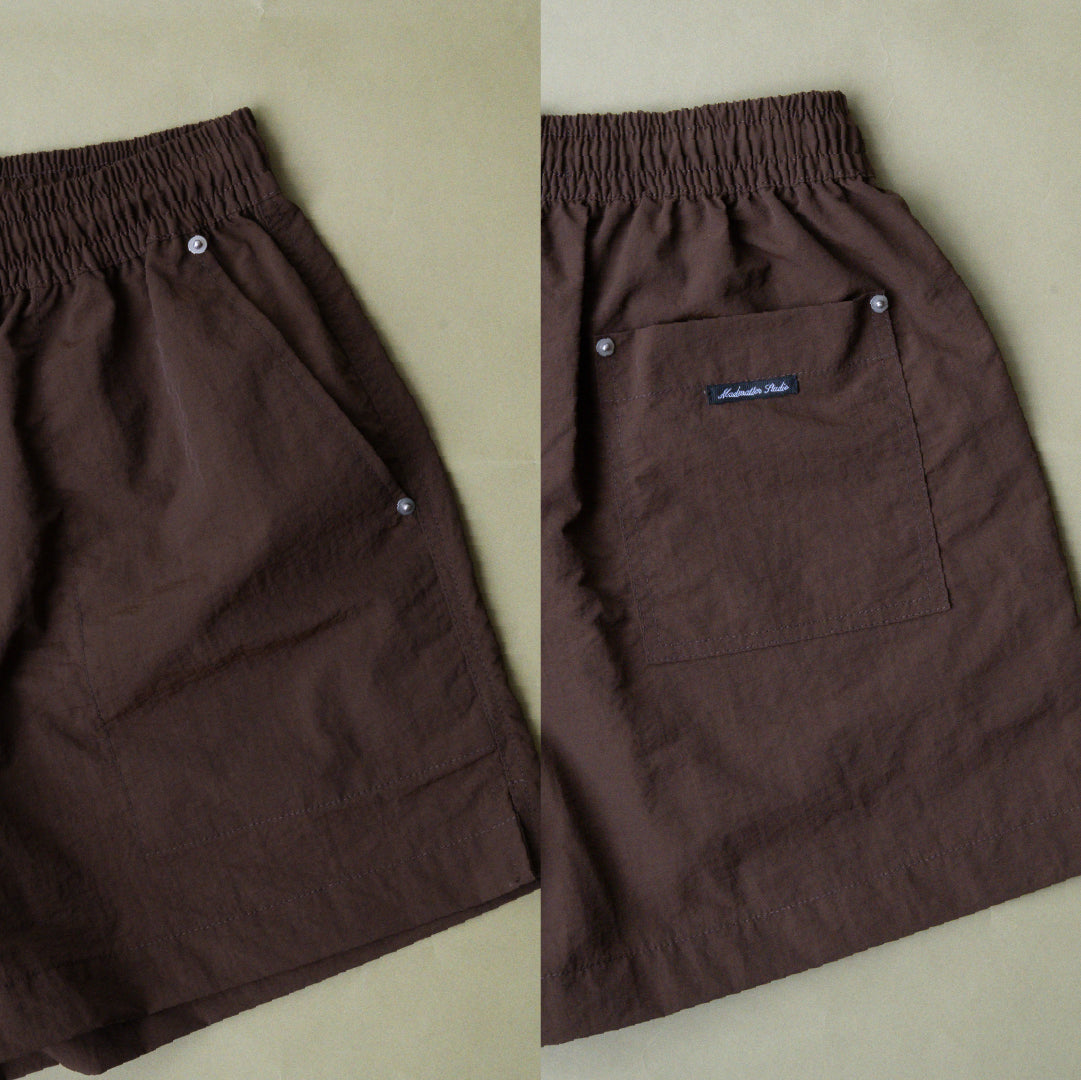 Rivet Nylon Shorts