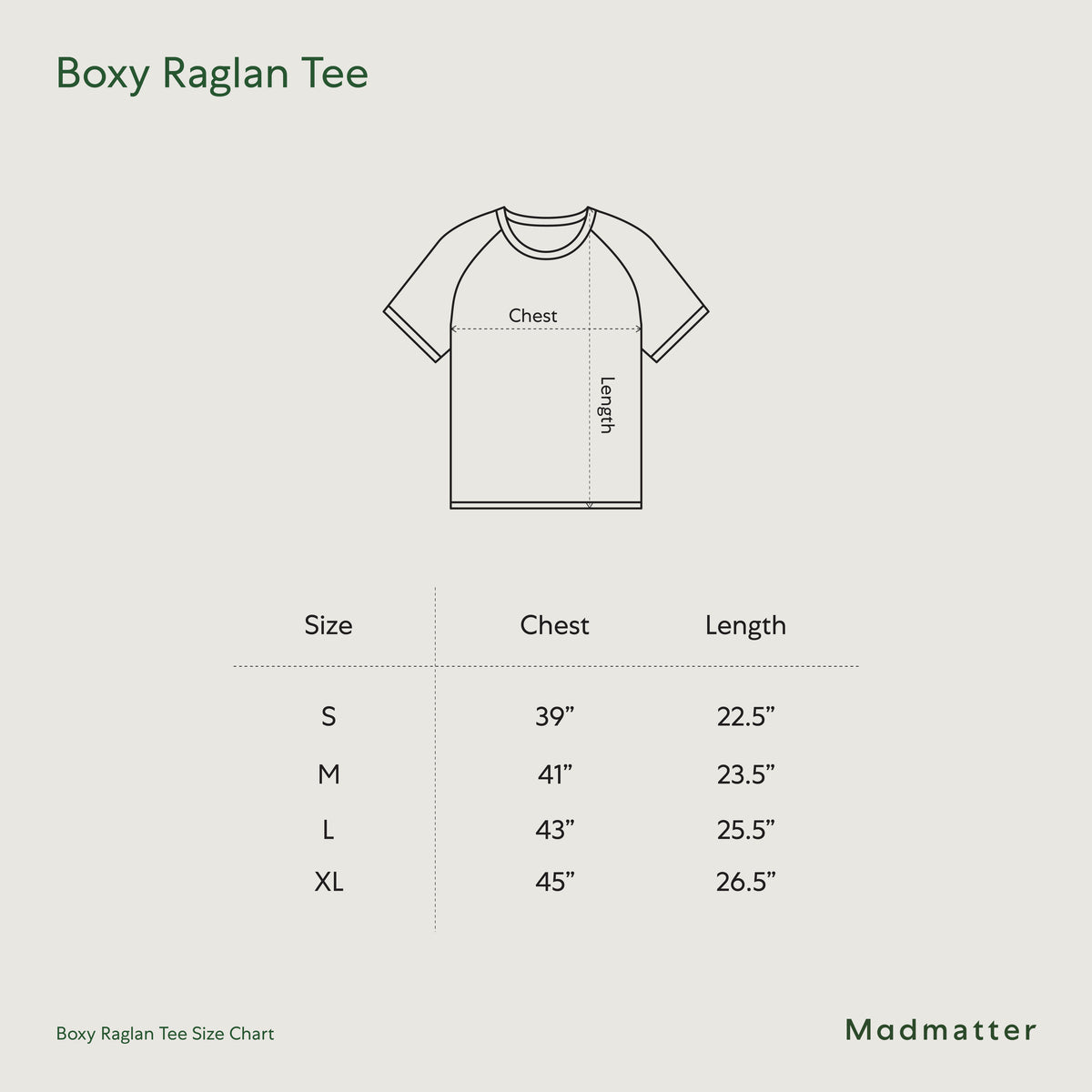 Boxy Raglan Tee