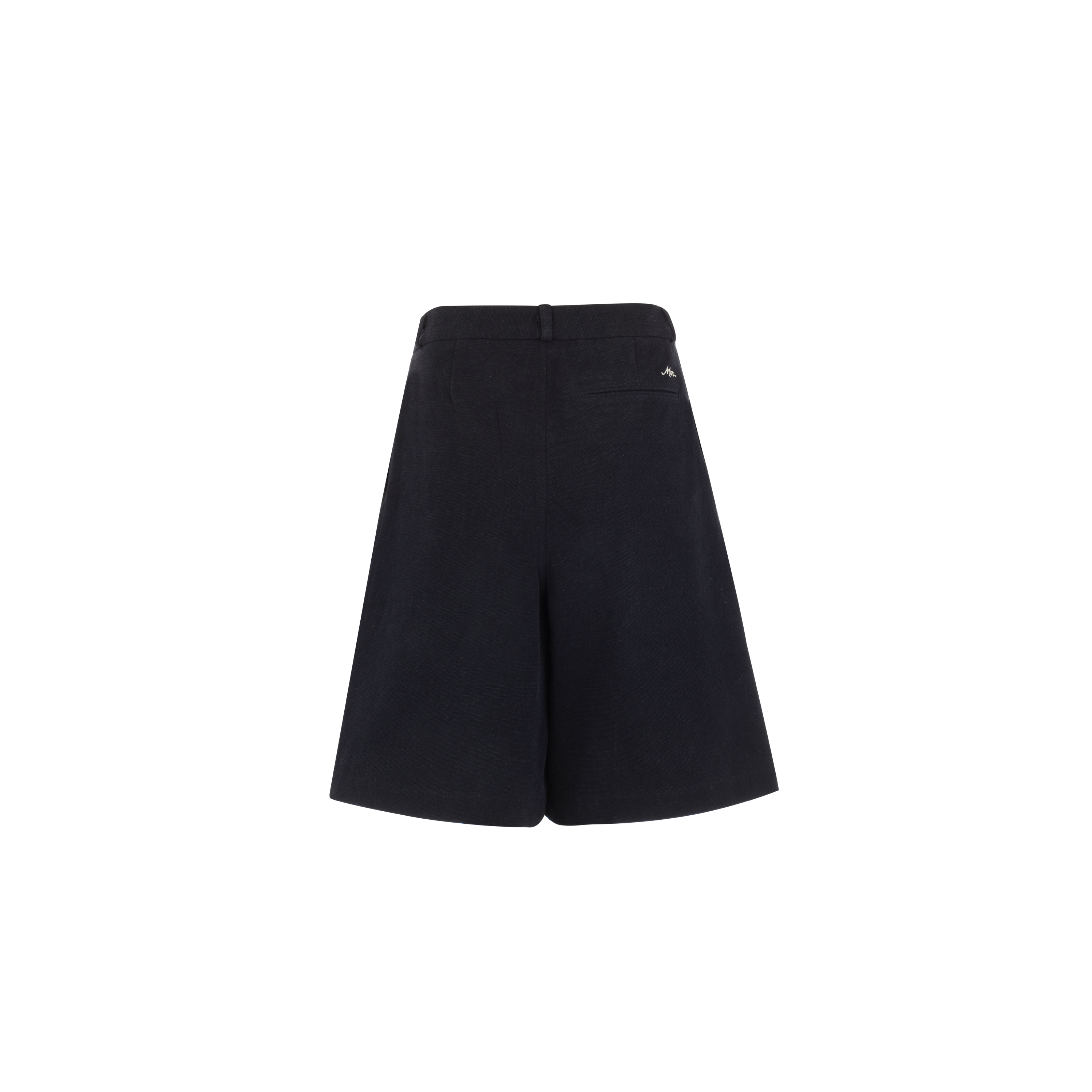 Double Pleated Long Shorts