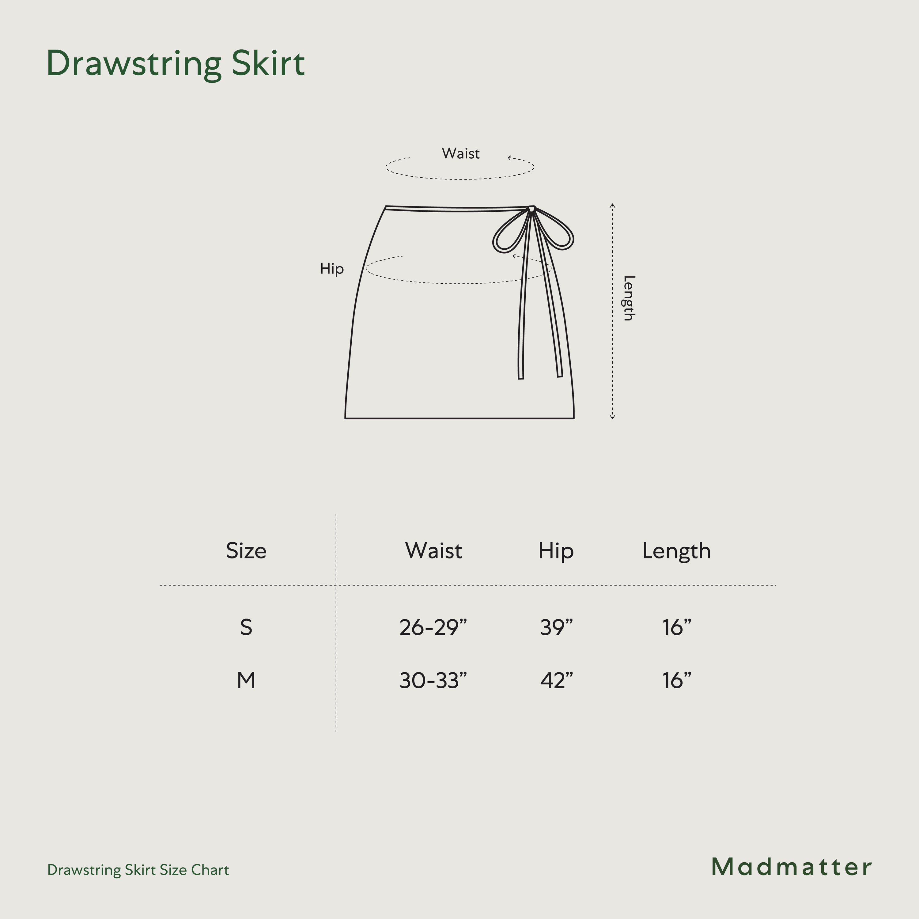 Drawstring Skirt