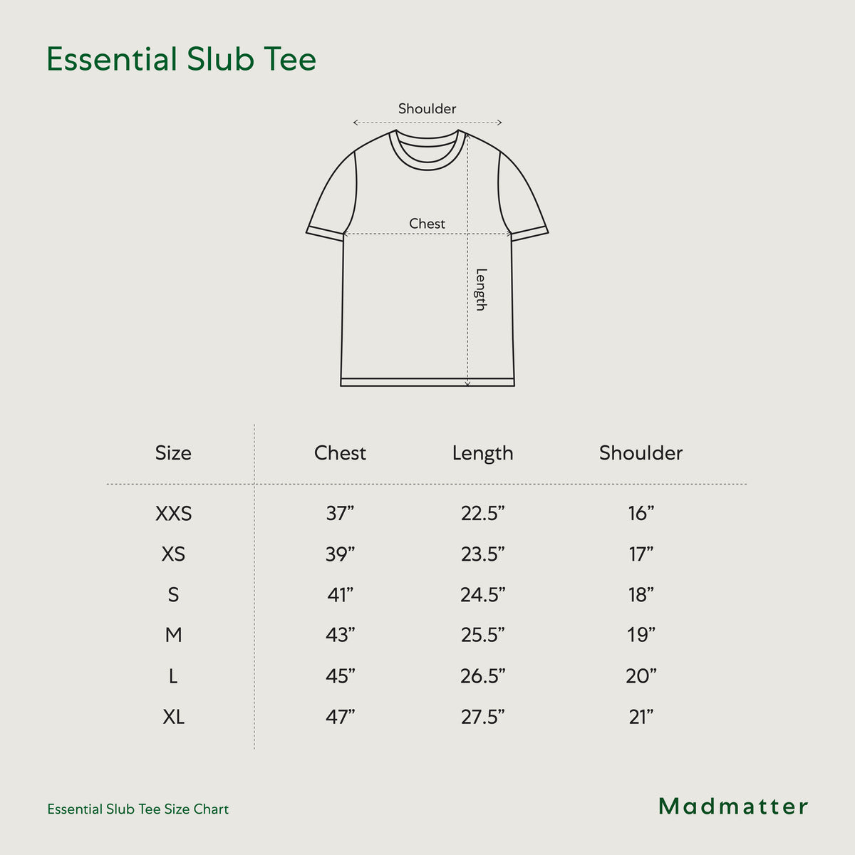 Essential Slub Tee
