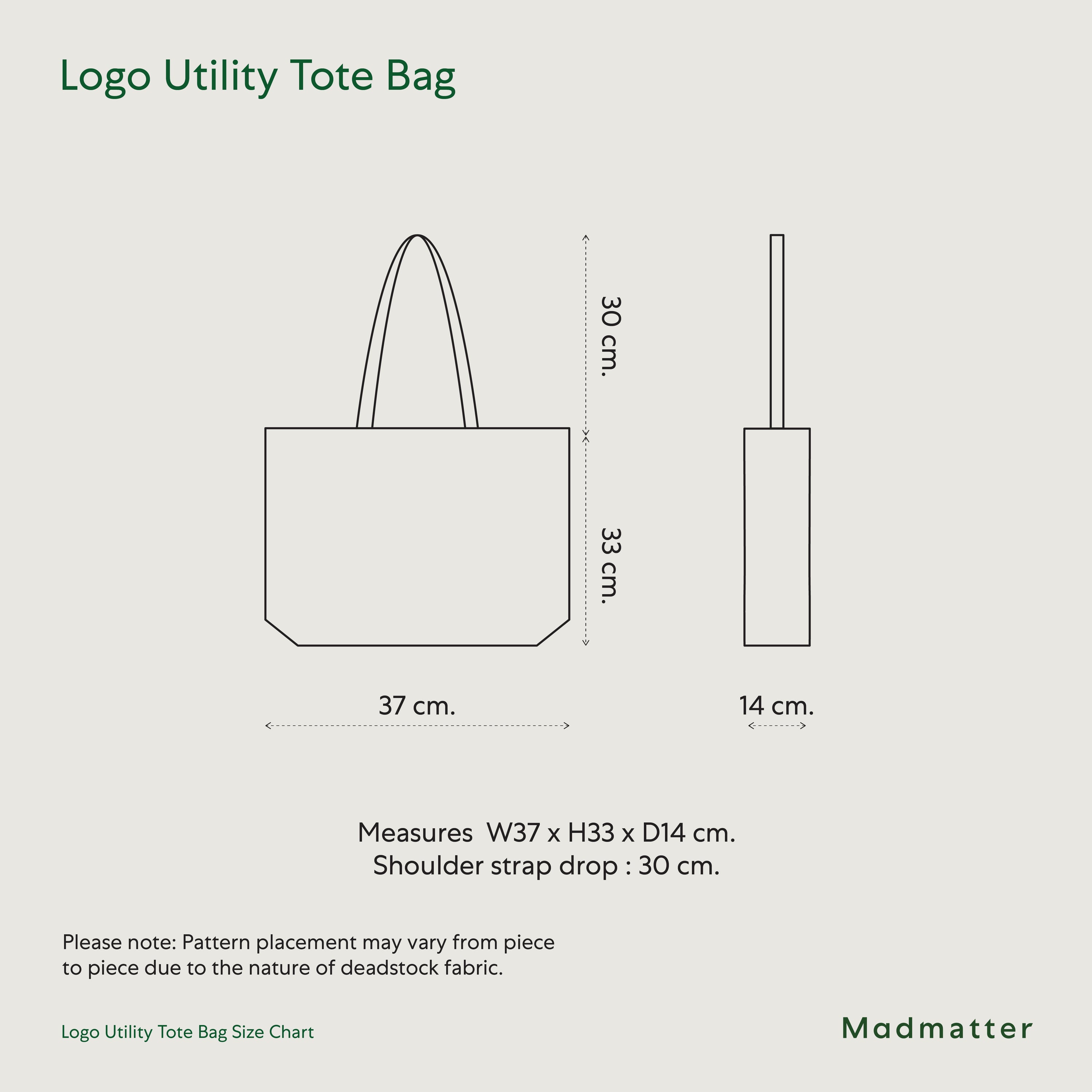 Logo Utility Tote Bag (Pre - order 14 days)