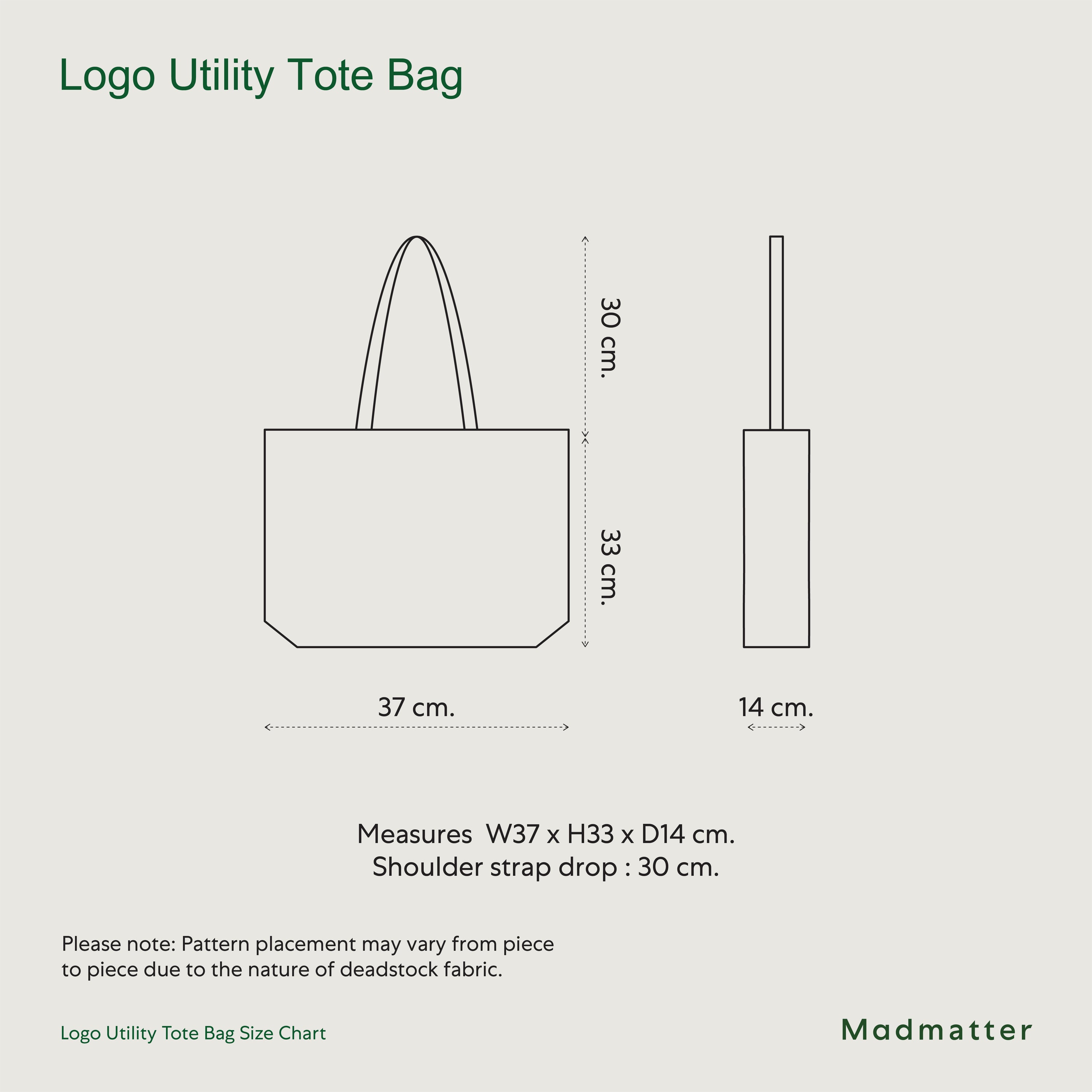 Logo Utility Tote Bag