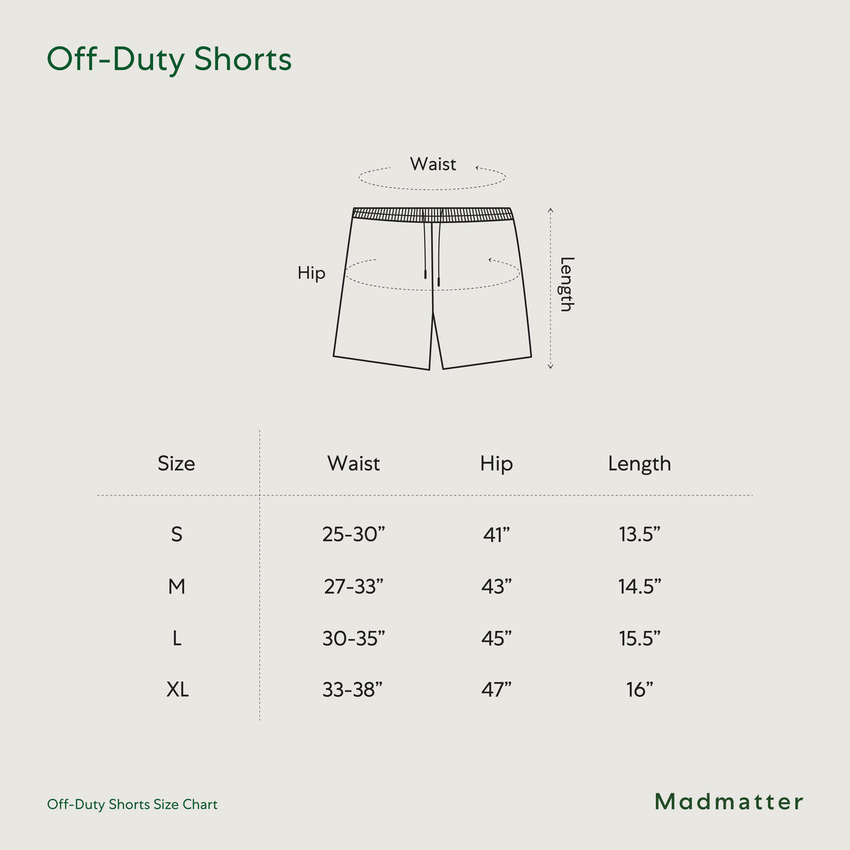 Off Duty Shorts ( Pre-order 7 Days )