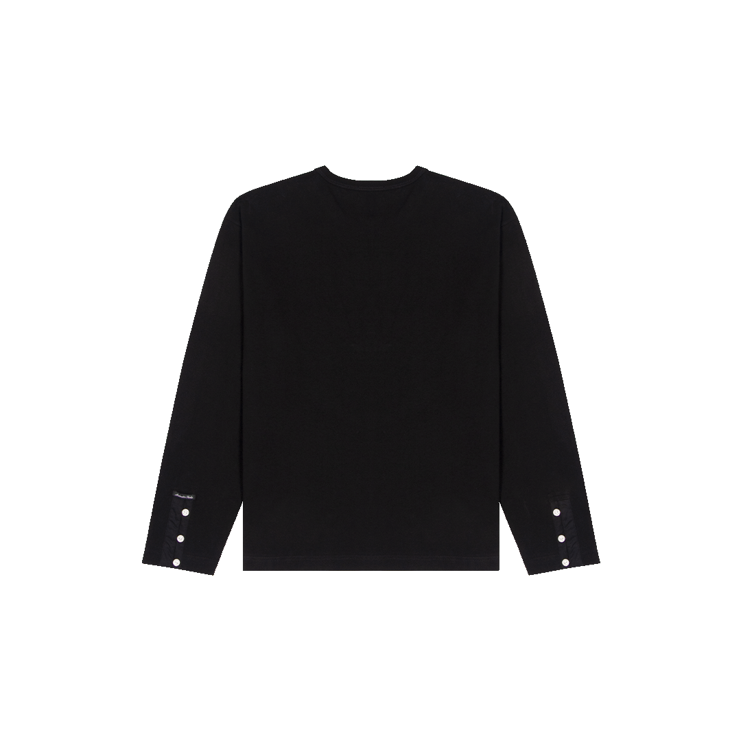 Oversized L/S Henley Tee
