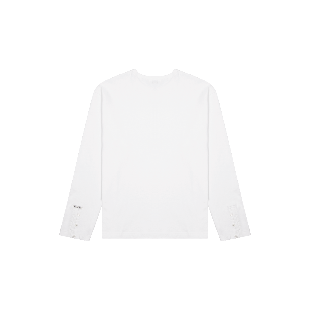 Oversized L/S Henley Tee
