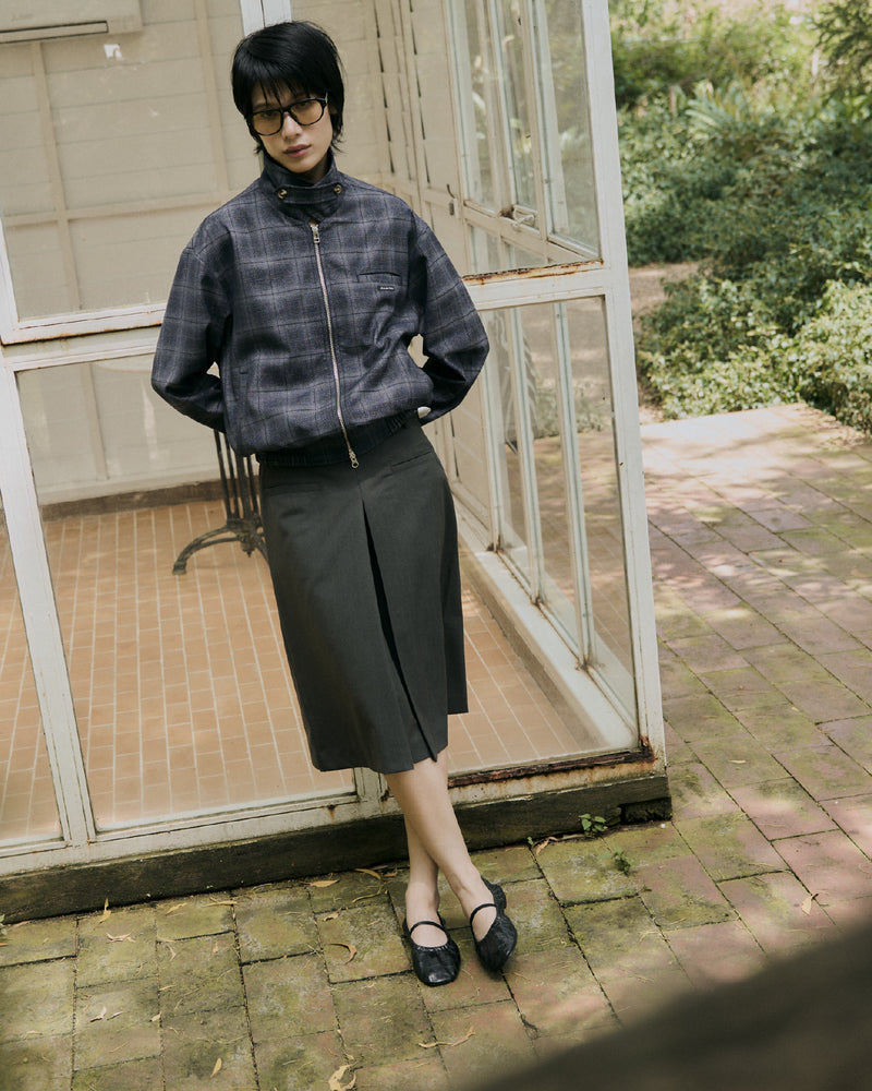 INVERTED PLEAT SKIRT