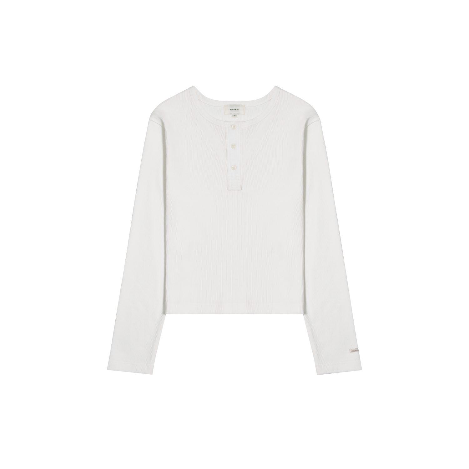 Rib L/S Henley Tee (Pre - order 14 days)