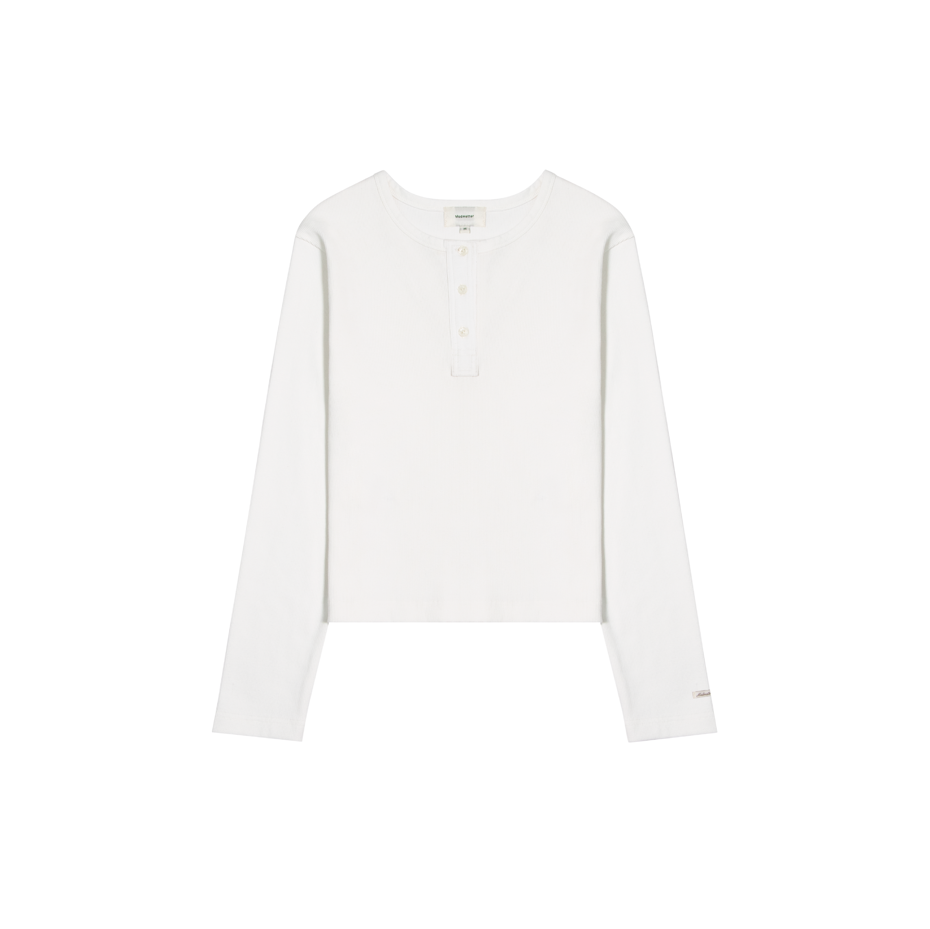 Rib L/S Henley Tee (Pre - order 14 days)