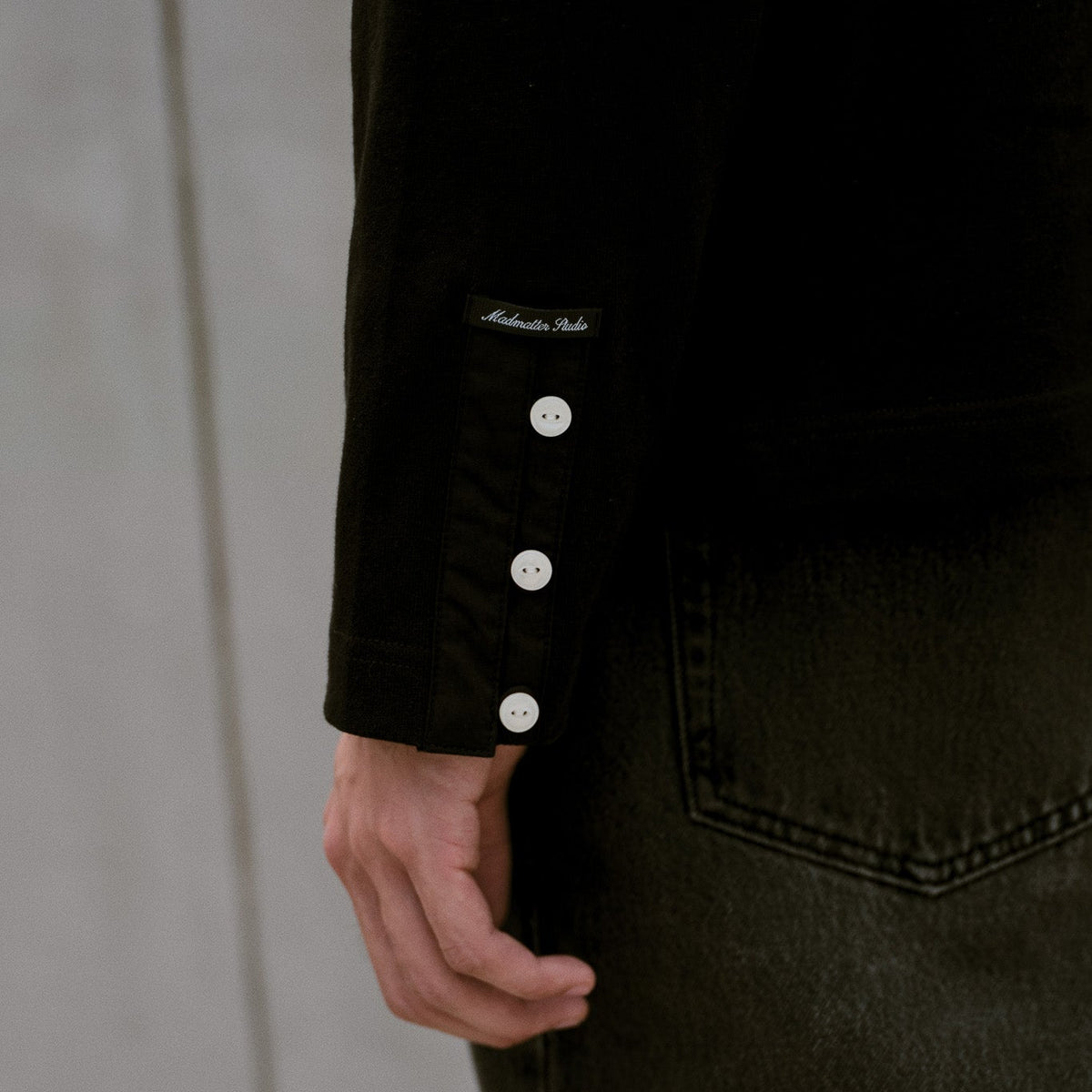 Oversized L/S Henley Tee
