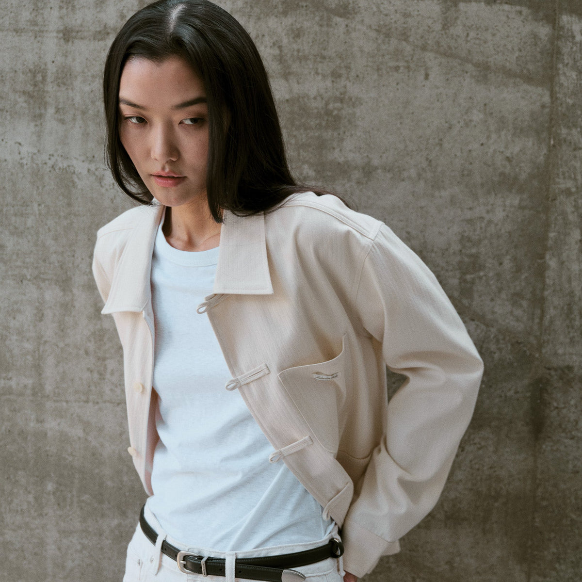 Frog Button Chore Jacket