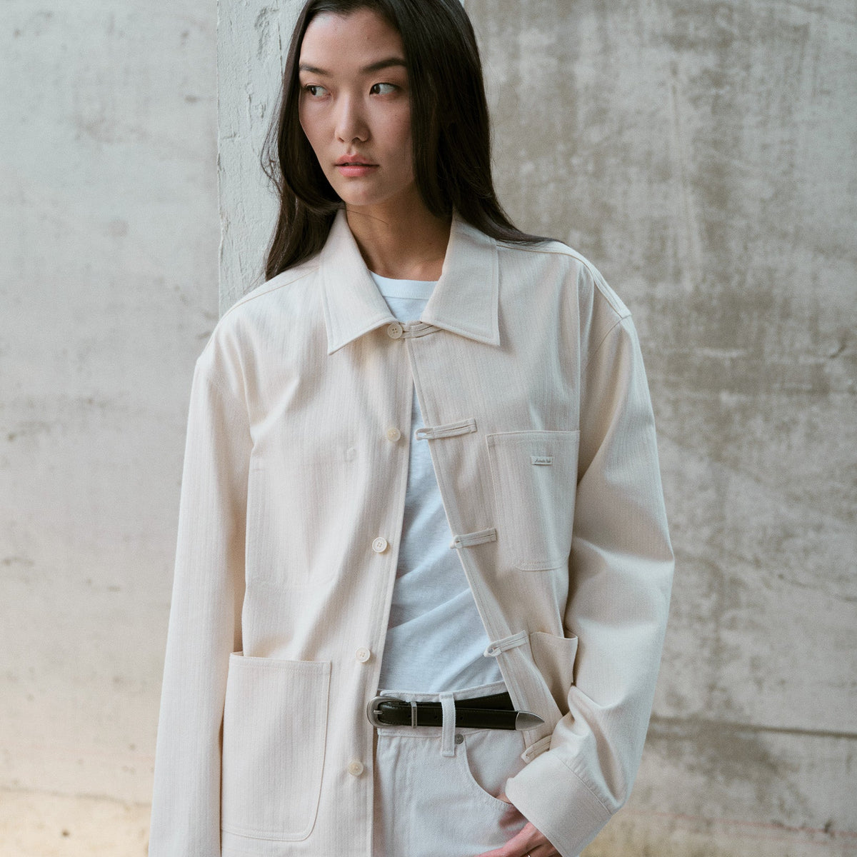 Frog Button Chore Jacket