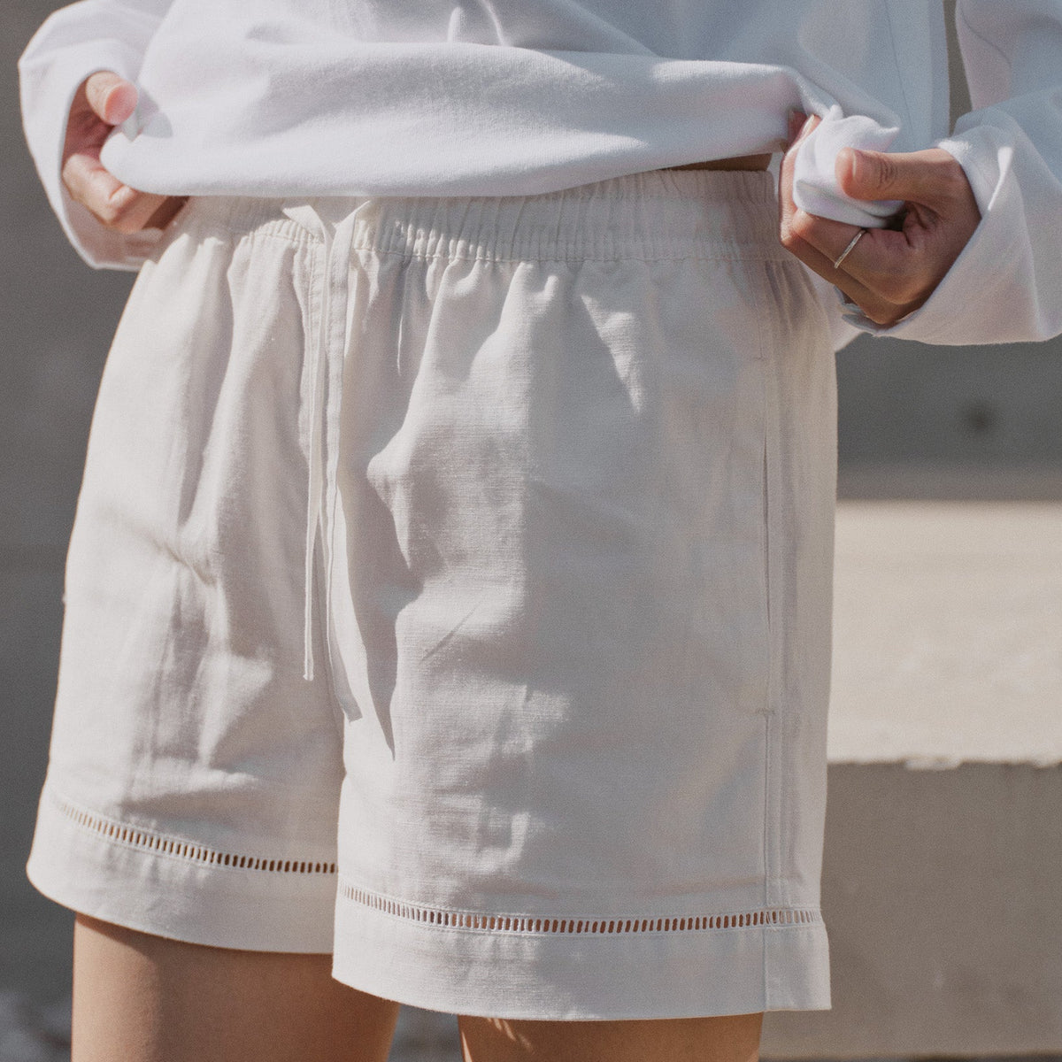 Ladder Trim Shorts ( Pre-order 7 Days )