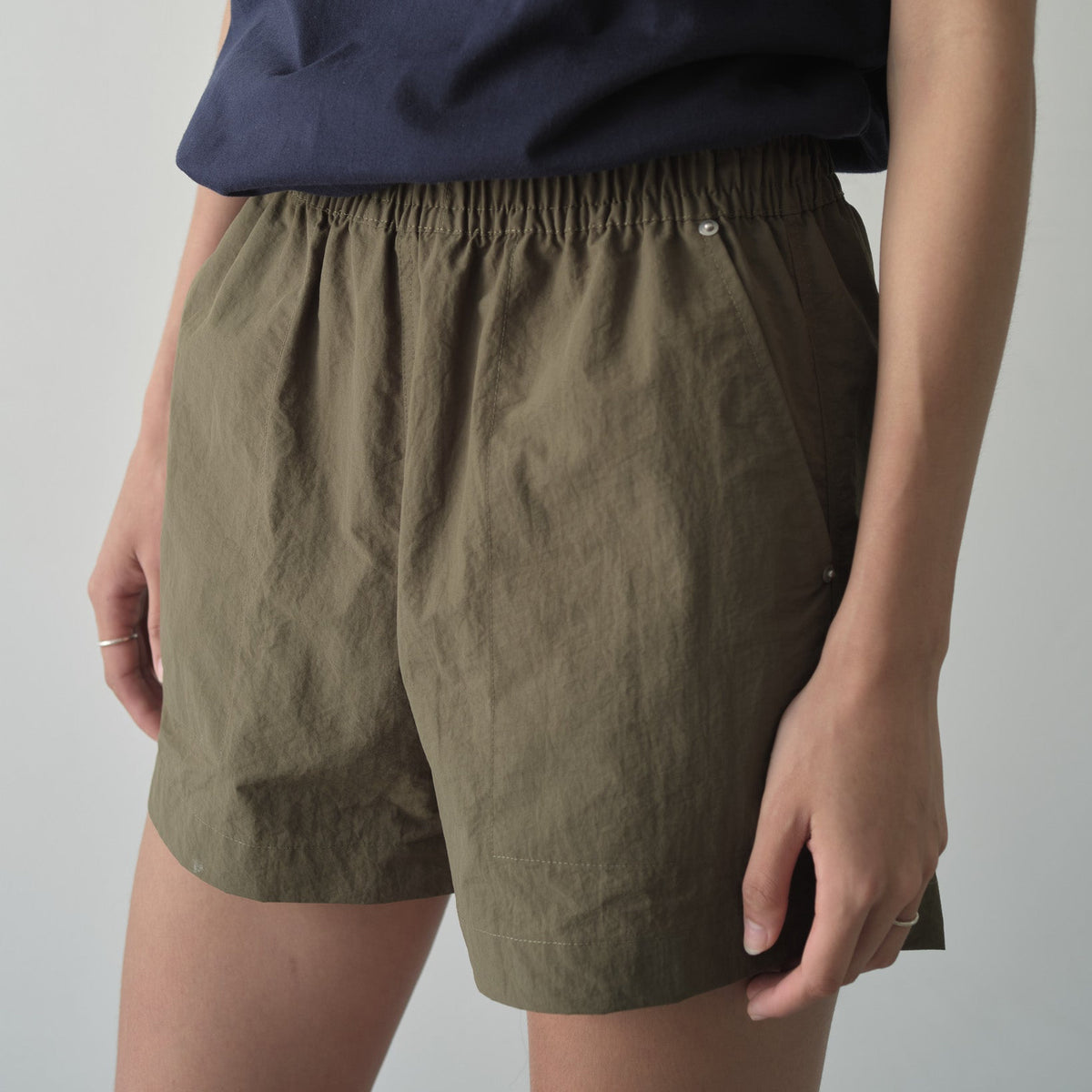 Rivet Nylon Shorts (Pre Order 45 Days)