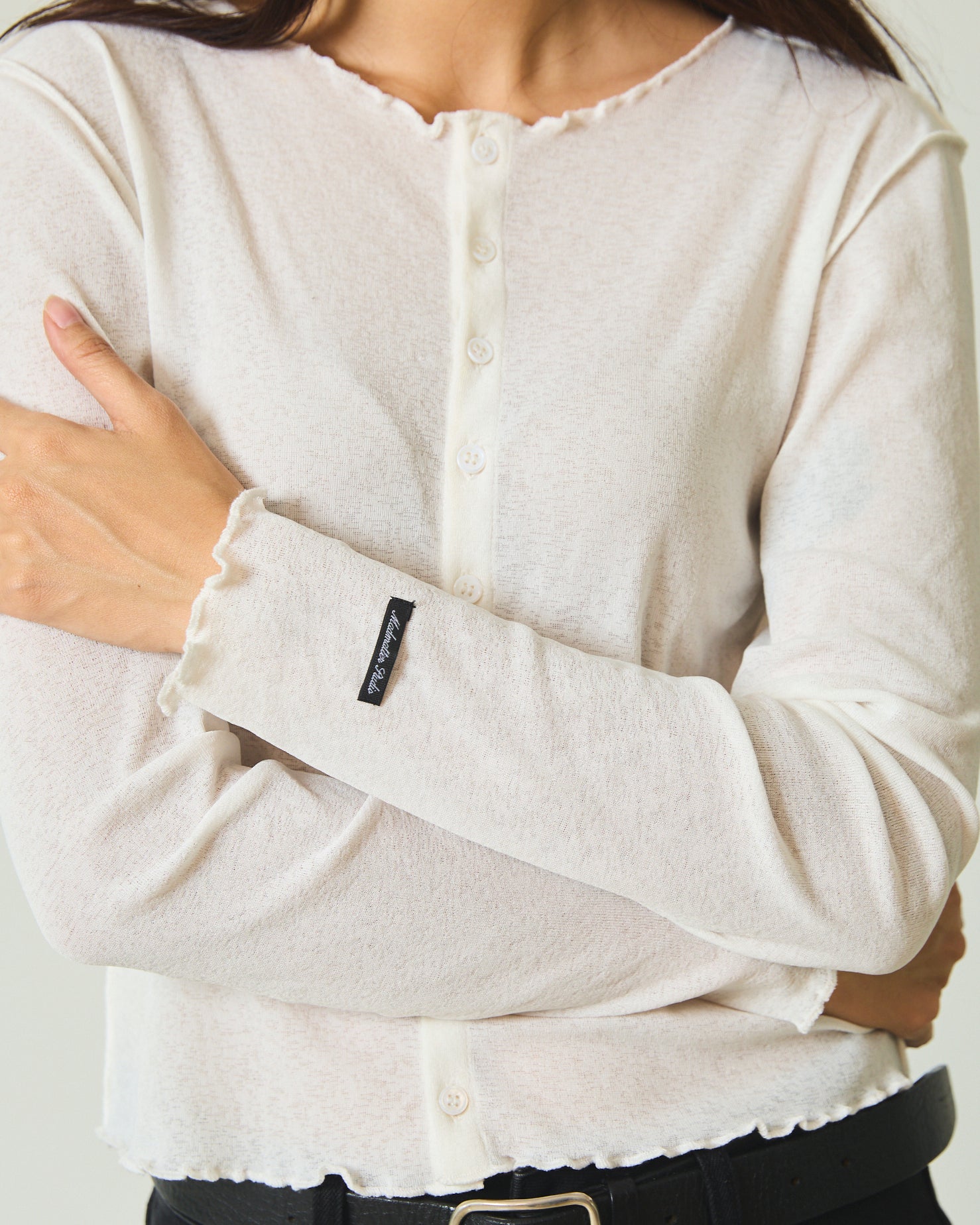 Buttonline L/S Tee